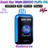 Geek Bar Watt 23000 Puffs 50MG Blueberry lce in Dubai