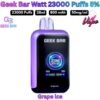 Geek Bar Watt 23000 Puffs 50MG Grape lce in Abu Dhabi