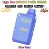 Isgo Bar 10000 Puffs 50MG Blue Razz in UAE