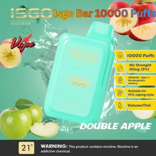 Isgo Bar 10000 Puffs Double Apple