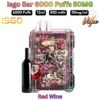 Isgo Bar 6000 Puffs 50MG Red Wine in Sharah