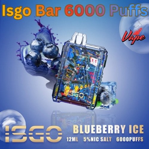 Isgo Bar 6000 Puffs Blueberry Ice