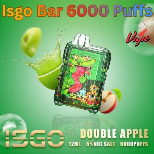 Isgo Bar 6000 Puffs Double Apple