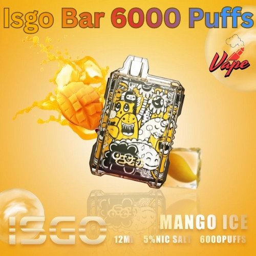 Isgo Bar 6000 Puffs Mango Ice