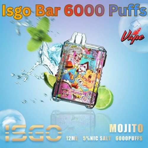 Isgo Bar 6000 Puffs Mojito