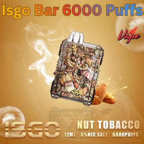 Isgo Bar 6000 Puffs Nut Tobacco