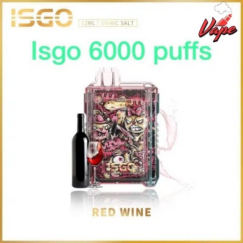Isgo Bar 6000 Puffs Red Wine