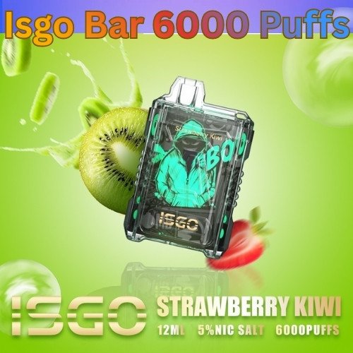 Isgo Bar 6000 Puffs Strawberry Kiwi