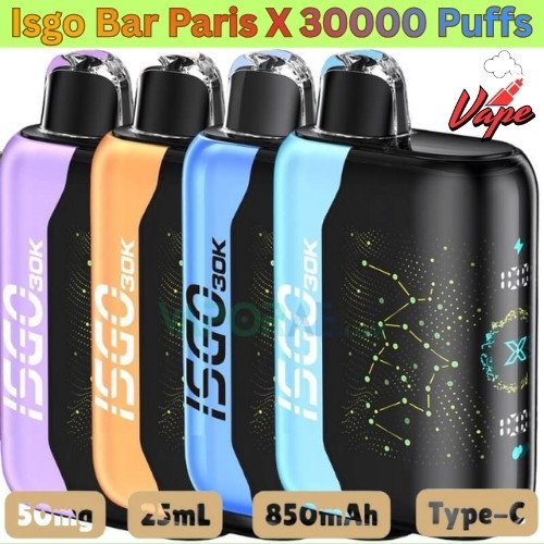 Isgo Bar Paris X 30000 Puffs 50MG All Flavors (1)