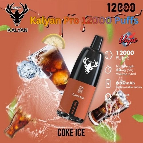 Kalyan Pro 12000 Puffs Coke Ice