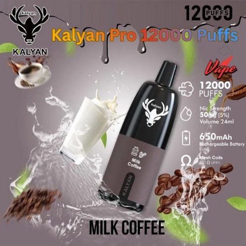 Kalyan Pro 12000 Puffs Milk Coffee