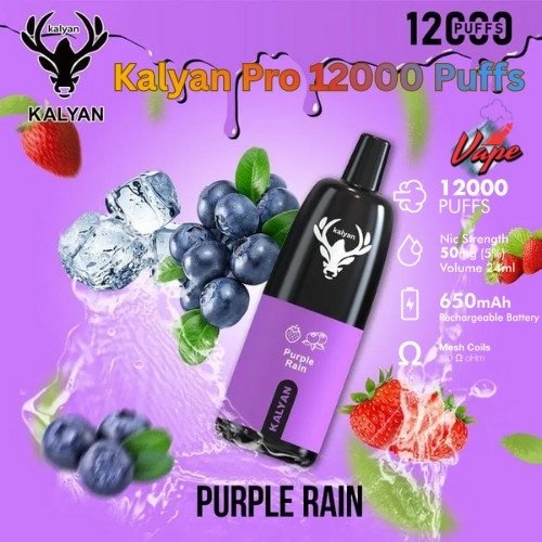 Kalyan Pro 12000 Puffs Purple Rain