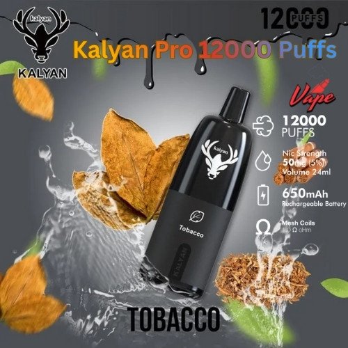 Kalyan Pro 12000 Puffs Tobacco