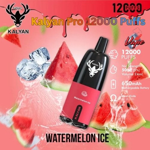 Kalyan Pro 12000 Puffs Watermelon Ice