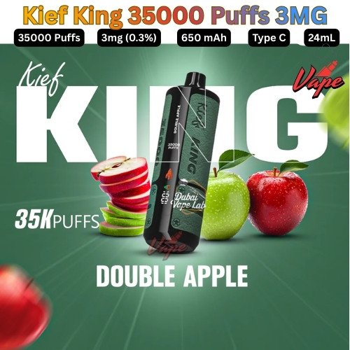 Kief King 35000 Puffs 3mg Double Apple