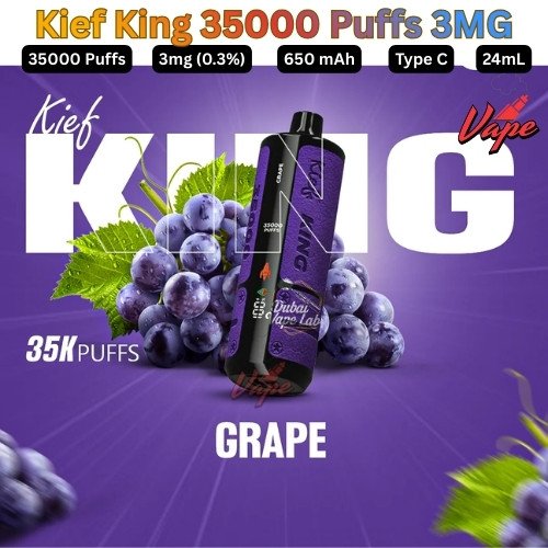 Kief King 35000 Puffs 3mg Grape