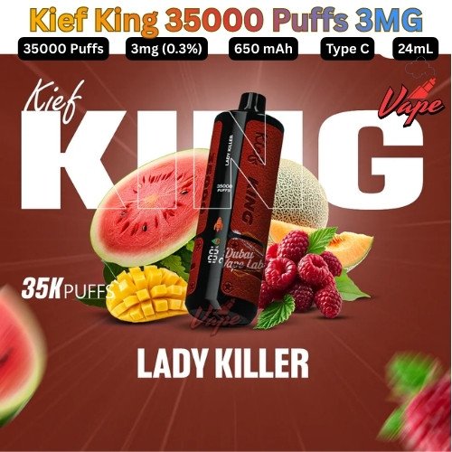 Kief King 35000 Puffs 3mg Lady Killer