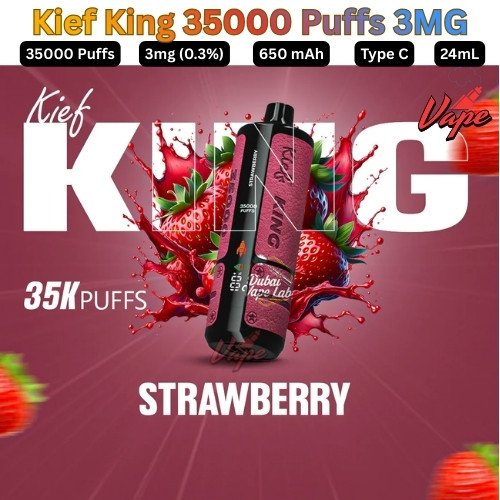 Kief King 35000 Puffs 3mg Strawberry