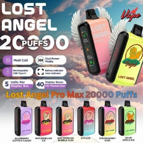 Lost Angel Pro Max 20000 Puffs All Flavors