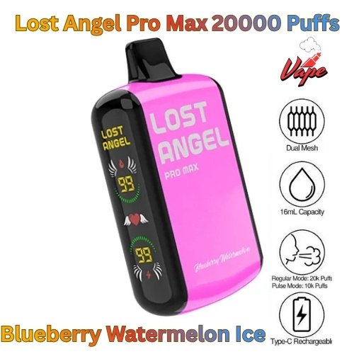 Lost Angel Pro Max 20000 Puffs Blueberry Watermelon Ice