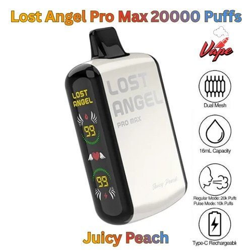 Lost Angel Pro Max 20000 Puffs Juicy Peach
