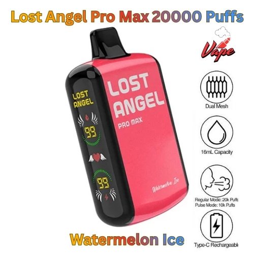 Lost Angel Pro Max 20000 Puffs Watermelon Ice
