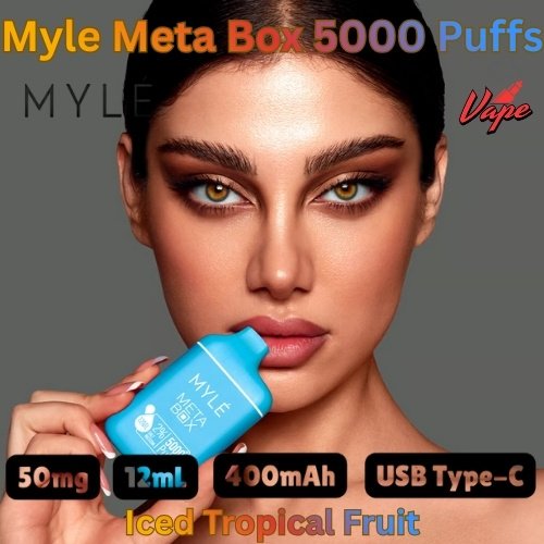 Myle Meta Box 5000 Puffs Iced Tropical Fruit