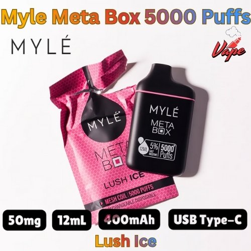 Myle Meta Box 5000 Puffs Lush Ice