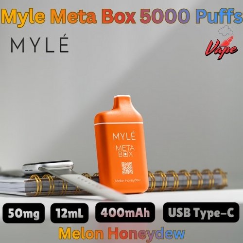 Myle Meta Box 5000 Puffs Melon Honeydew