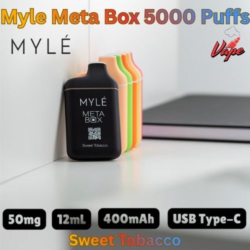 Myle Meta Box 5000 Puffs Sweet Tobacco