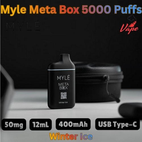 Myle Meta Box 5000 Puffs Winter Ice