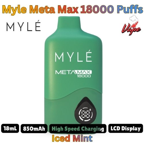 Myle Meta Max 18000 Puffs Iced Mint