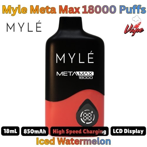 Myle Meta Max 18000 Puffs Iced Watermelon