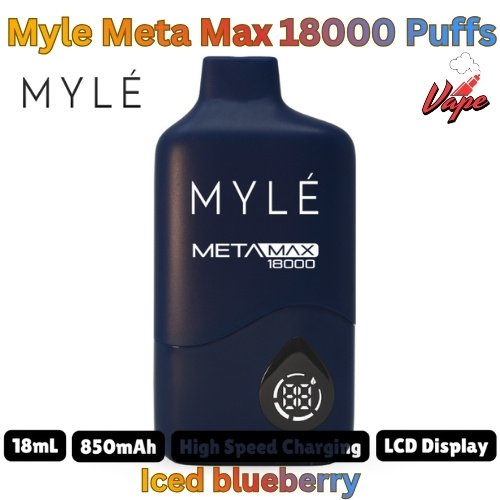 Myle Meta Max 18000 Puffs Iced blueberry