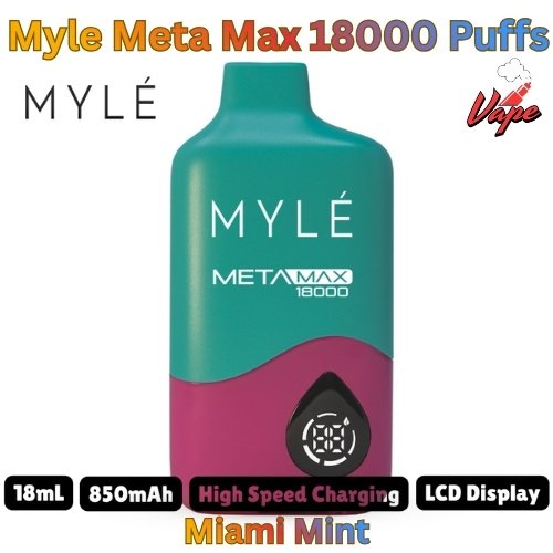 Myle Meta Max 18000 Puffs Miami Mint
