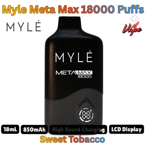 Myle Meta Max 18000 Puffs Sweet Tobacco