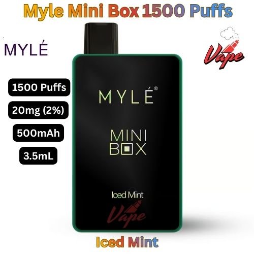 Myle Mini Box 1500 Puffs 20MG Iced Mint
