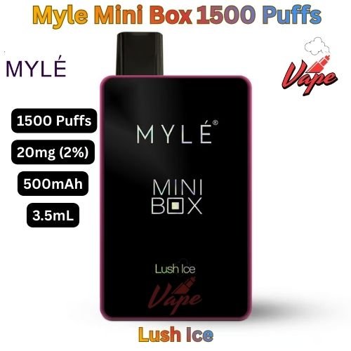 Myle Mini Box 1500 Puffs 20MG Lush Ice