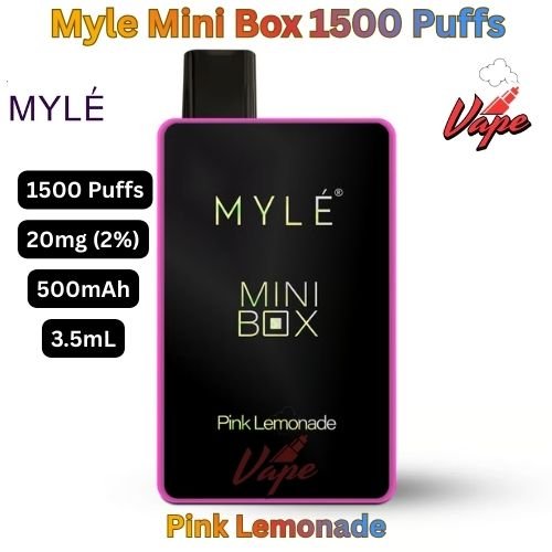Myle Mini Box 1500 Puffs 20MG Pink Lemonade