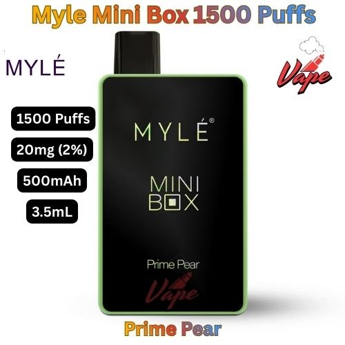 Myle Mini Box 1500 Puffs 20MG Prime Pear