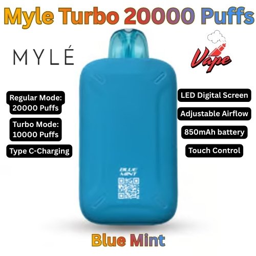 Myle Turbo 20000 Puffs Blue Mint