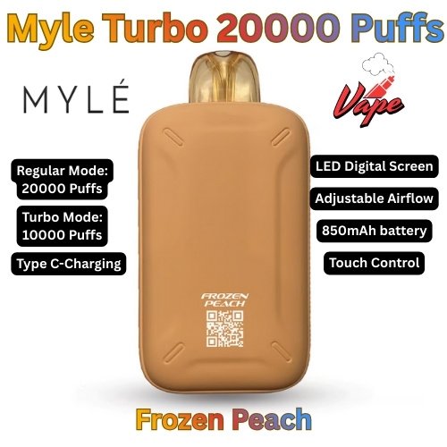 Myle Turbo 20000 Puffs Frozen Peach