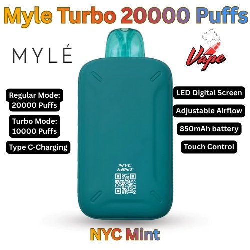 Myle Turbo 20000 Puffs NYC Mint