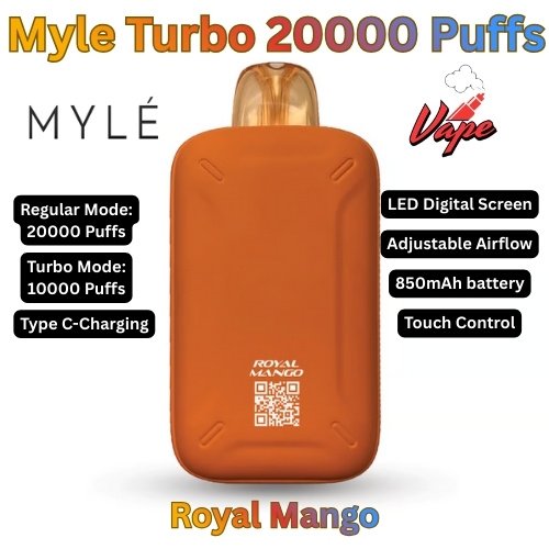 Myle Turbo 20000 Puffs Royal Mango