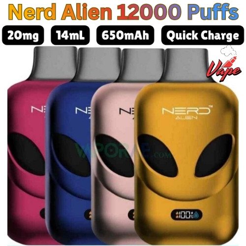 Nerd Alien 12000 Puffs All Flavors