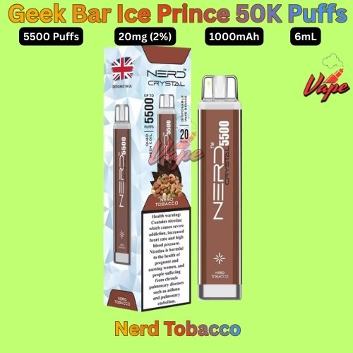 Nerd Crystal 5500 Puffs 20MG Nerd Tobacco
