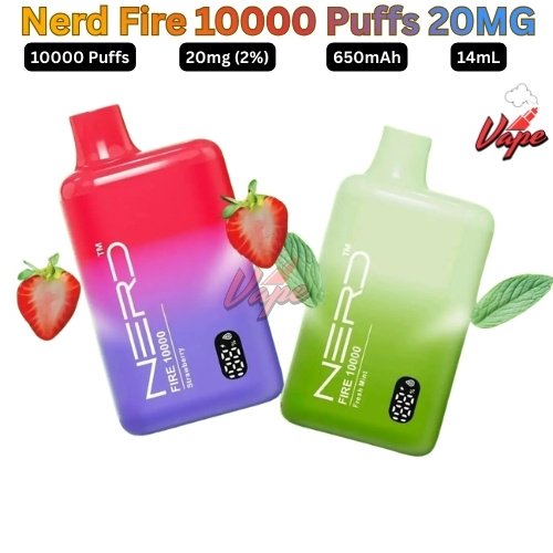 Nerd Fire 10000 Puffs 20MG All Flavors