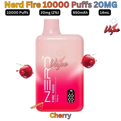 Nerd Fire 10000 Puffs 20MG Cherry