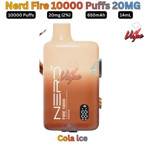 Nerd Fire 10000 Puffs 20MG Cola lce