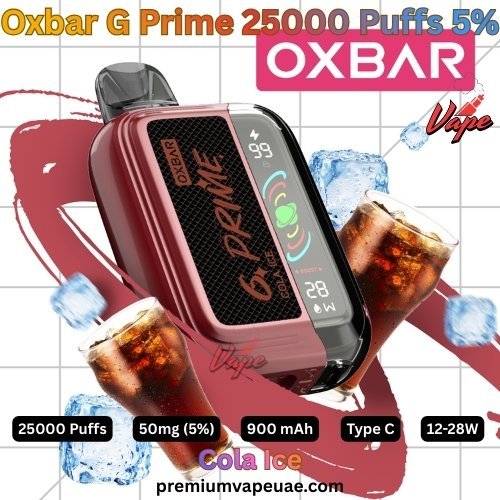 Oxbar G Prime 25000 Puffs 50MG Cola Ice